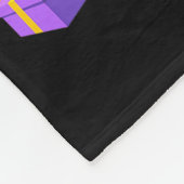 Christmas Lights Xmas Flamingo Lover Santa Hat Fla Fleecedecke (Ecke)