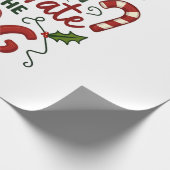 Christmas Likely Decorate Dog Xmas Family 2 Geschenkpapier (Ecke)