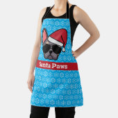 Christmas Lilac Tan French Bulldog Schürze (InSitu)