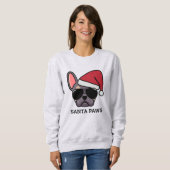 Christmas Lilac Tan French Bulldog Sweatshirt (Vorne ganz)