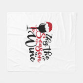 Christmas Lines Abstract Merchandise Fleecedecke (Vorderseite (Horizontal))