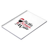 Christmas Lines Abstract Merchandise Notizblock (Linke Seite)