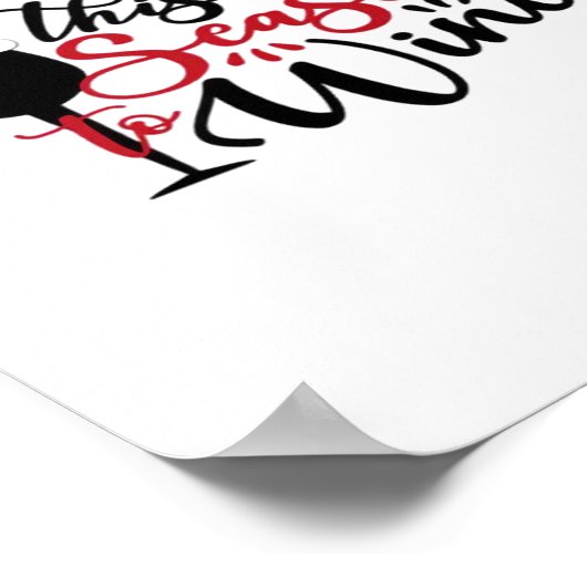 Christmas Lines Abstract Merchandise Poster (Ecke)