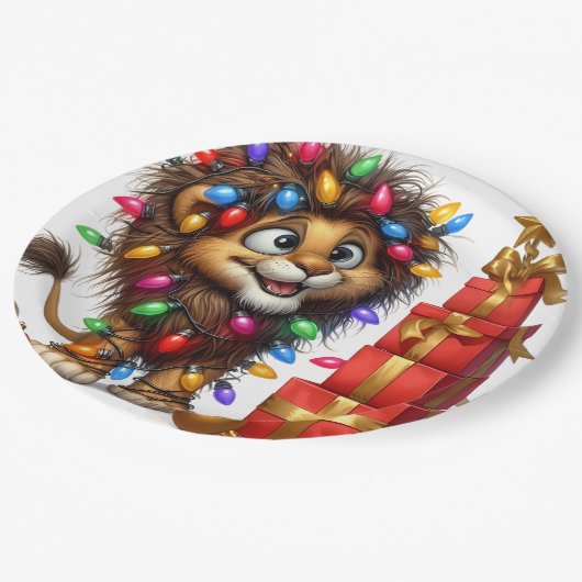 Christmas Lion Teller (Schrägansicht)