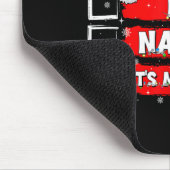 Christmas List Santa Claus Nice Naughty It's My Bi Mousepad (Ecke)