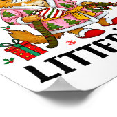 Christmas Litter’s Full 67 Xmas Funny Kitty Gift C Poster (Ecke)