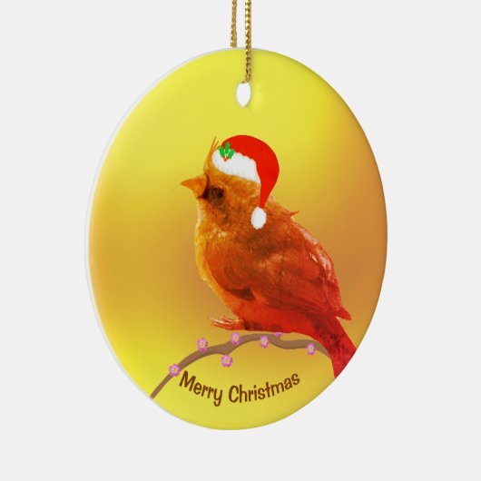 Christmas Little Bird Keramik Ornament (Rechts)