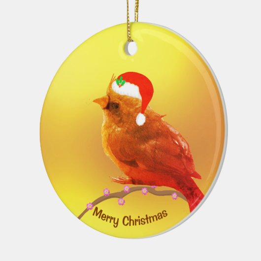 Christmas Little Bird Keramik Ornament (Links)