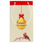 Christmas Little Bird Kleine Geschenktüte (Rückseite)
