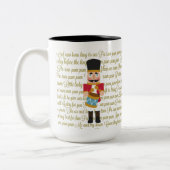 Christmas Little Drummer Boy Zweifarbige Tasse (Links)