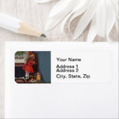 Christmas Little Girl Telefone Antique (Insitu)