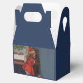 Christmas Little Girl Telefone Antique Geschenkschachtel (Geöffnet)