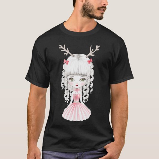 Christmas Little Reindeer T-Shirt (Vorderseite)