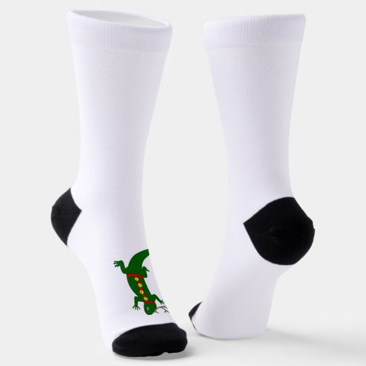 Christmas Lizard Crew Socks Socken (Gewinkelt)