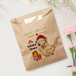 Christmas Llama Favor Bags Geschenktütchen