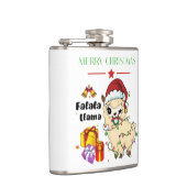 Christmas Llama Flask Flachmann (Rechts)