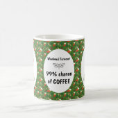 Christmas Llama Funny Pattern Personalisiert Kaffeetasse (Mittel)