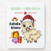 Christmas Llama Mousepad (Vorne)