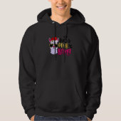 Christmas Llama No Prob Llama Santa Hat Holiday Hoodie (Vorderseite)