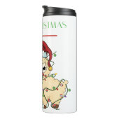 Christmas Llama Thermal Tumbler Thermosbecher (Nach rechts gedreht)