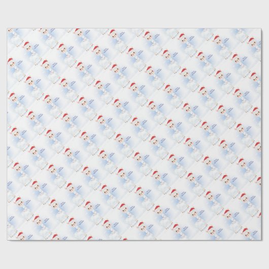 Christmas Llamas Geschenkpapier (Flach)