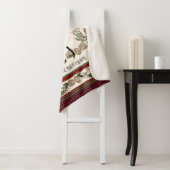 Christmas Lodge Merry Bright Deer Buffalo Kariert Sherpadecke (Beispiel)