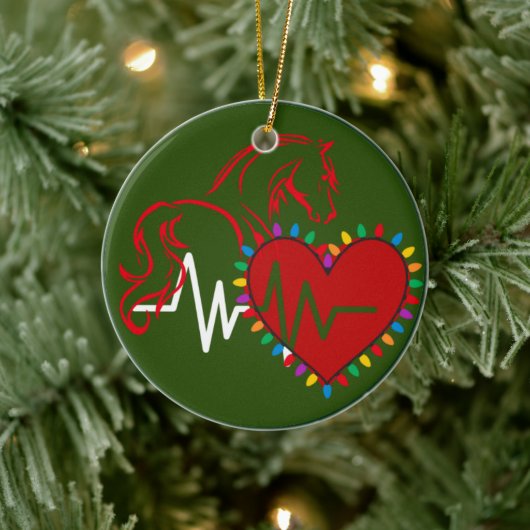 Christmas Logo Ceramic Ornament (Baum)