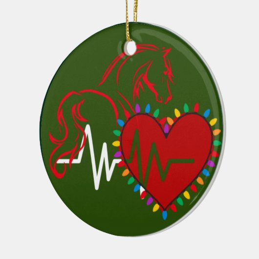 Christmas Logo Ceramic Ornament (Links)