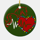 Christmas Logo Ceramic Ornament (Hinten)