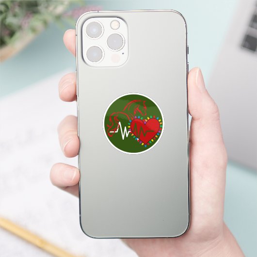 Christmas Logo Sticker (Telefon)