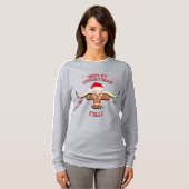 Christmas Longhorn Steer T-Shirt (Vorne ganz)