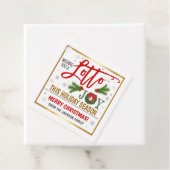 Christmas Lottery Ticket Gift Tag Geschenkanhänger (Beispiel)