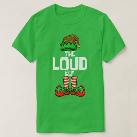 Christmas Loud Elf T-Shirt (Design vorne)