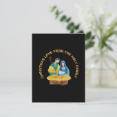 CHRISTMAS LOVE FROM THE HOLY FAMILY BEGLEITKARTE (Stehend Vorderseite)