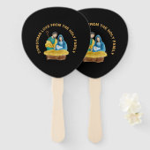 CHRISTMAS LOVE FROM THE HOLY FAMILY FÄCHER (Vorne und Hinten)