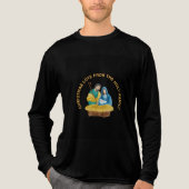 CHRISTMAS LOVE FROM THE HOLY FAMILY Tri-Blend SHIRT (Vorderseite)