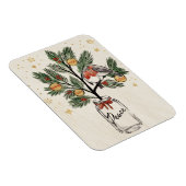 Christmas Lovebirds Peace Magnet (Rechte Seite)