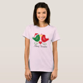 Christmas Lovebirds Personalisiertes Shirt (Vorne ganz)