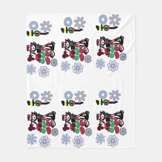 Christmas Lovely walking Fleecedecke (Vorderseite)