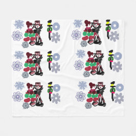 Christmas Lovely walking Fleecedecke