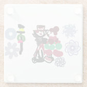 Christmas Lovely walking Glasuntersetzer (Rückseite)