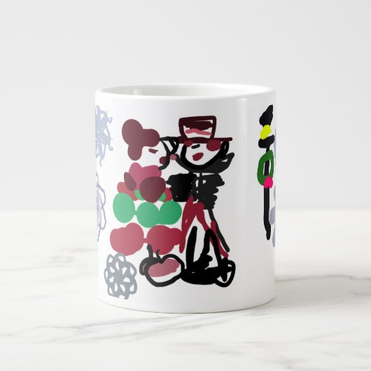 Christmas Lovely walking Jumbo-Tasse (Vorderseite)