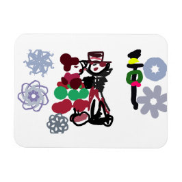 Christmas Lovely walking Magnet