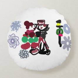 Christmas Lovely walking Rundes Kissen