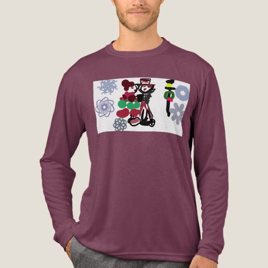 Christmas Lovely walking Tri-Blend Shirt (Vorderseite)