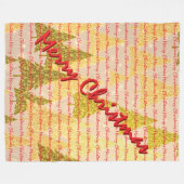 Christmas Luxury Christmas Trees Festive Fleecedecke (Vorderseite (Horizontal))