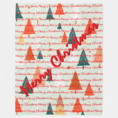 Christmas Luxury Christmas Trees Festive Fleecedecke (Vorderseite)