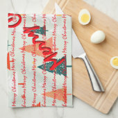 Christmas Luxury Christmas Trees Festive Geschirrtuch (Viertel Falte)