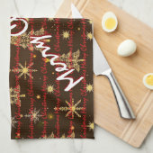 Christmas Luxury Christmas Trees Festive Geschirrtuch (Viertel Falte)