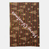 Christmas Luxury Christmas Trees Festive Geschirrtuch (Vertikal)